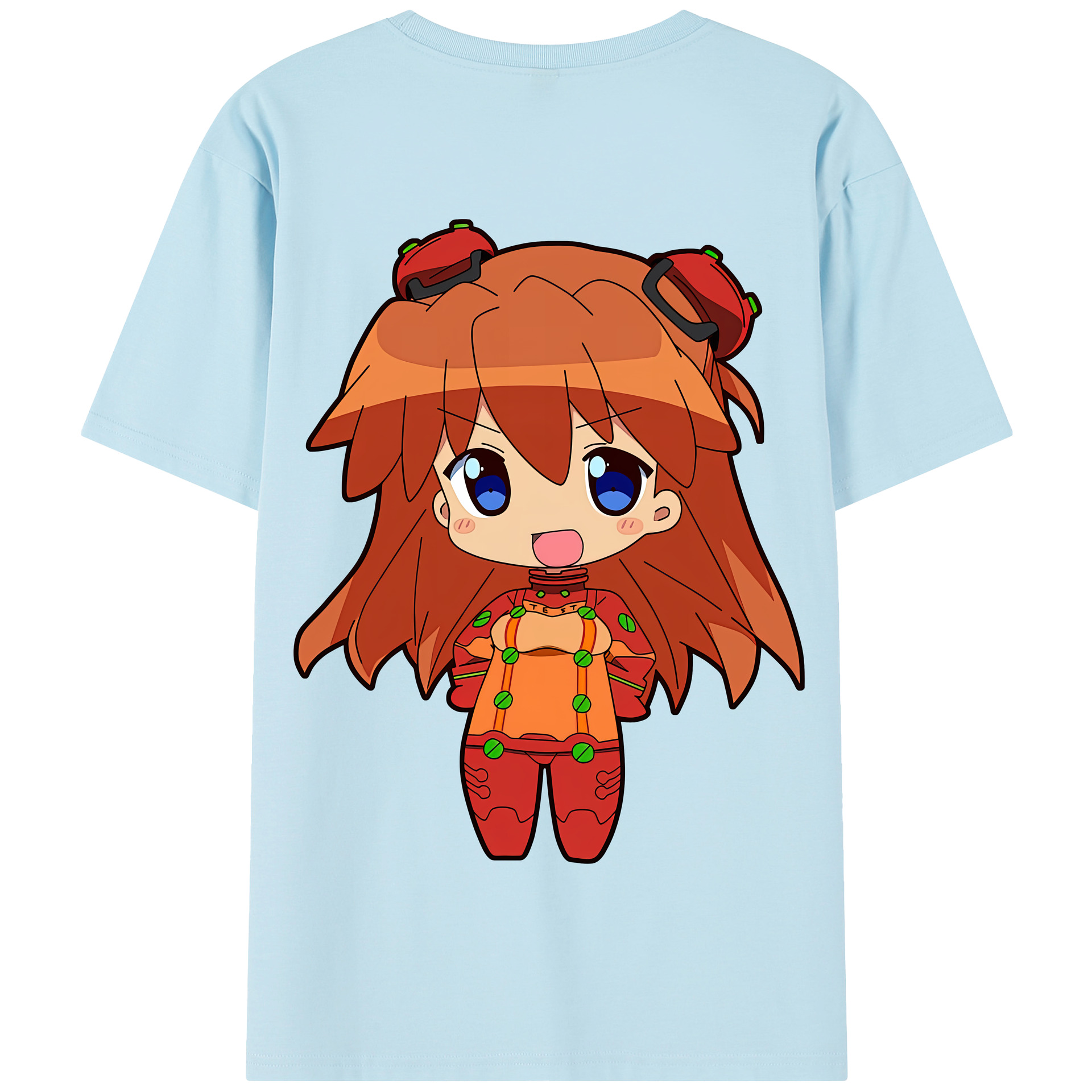 （画像用） EVA 新世紀エヴァンゲリオン 綿100％半袖Tシャツ（背面プリント）